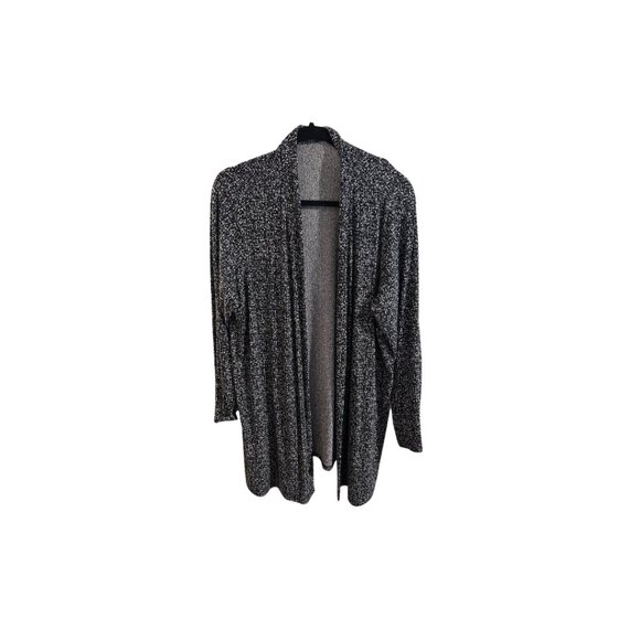 J. Jill Black/White Wearever Collection Cardigan PXL - Picture 1 of 6